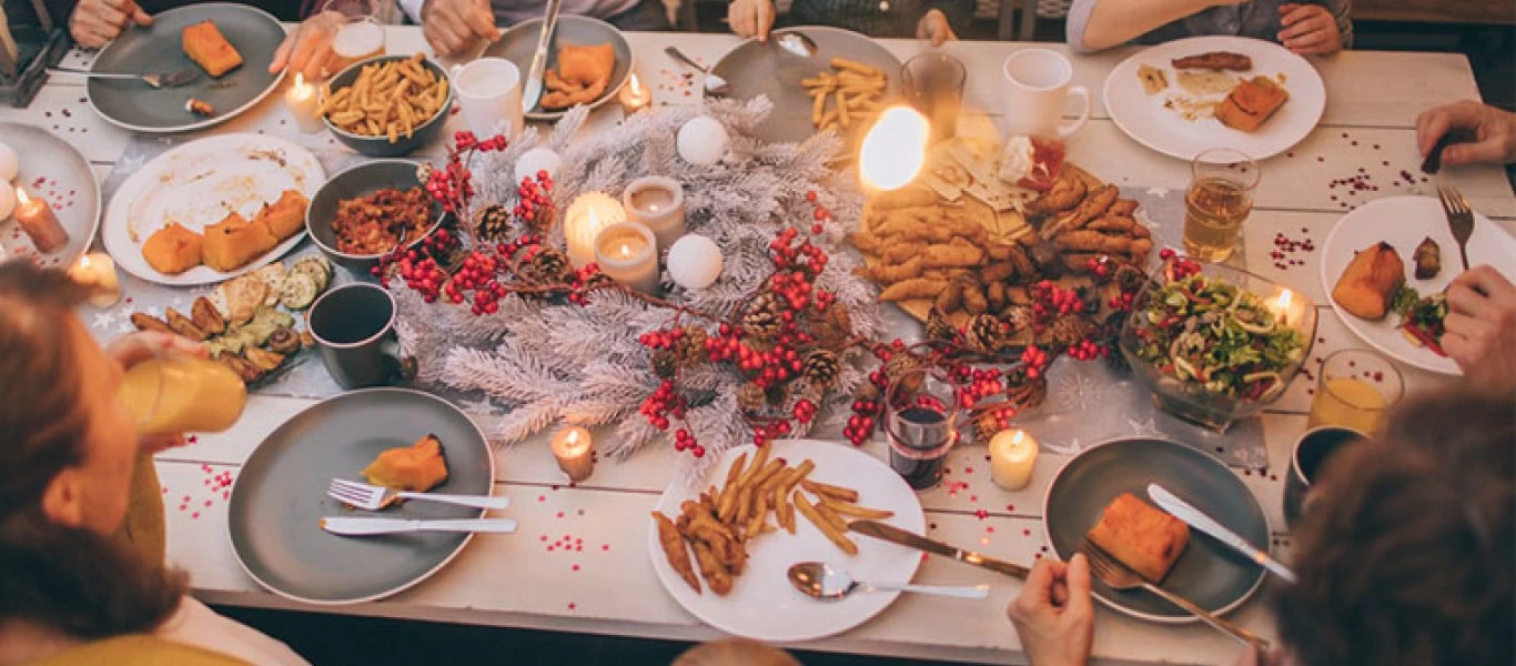 Αυξημένα επίπεδα χοληστερίνης κατά 20% λόγω του φαγητού των εορτών